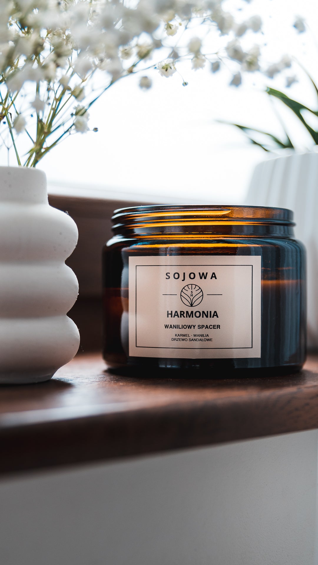 Świeca sojowa Waniliowy Spacer