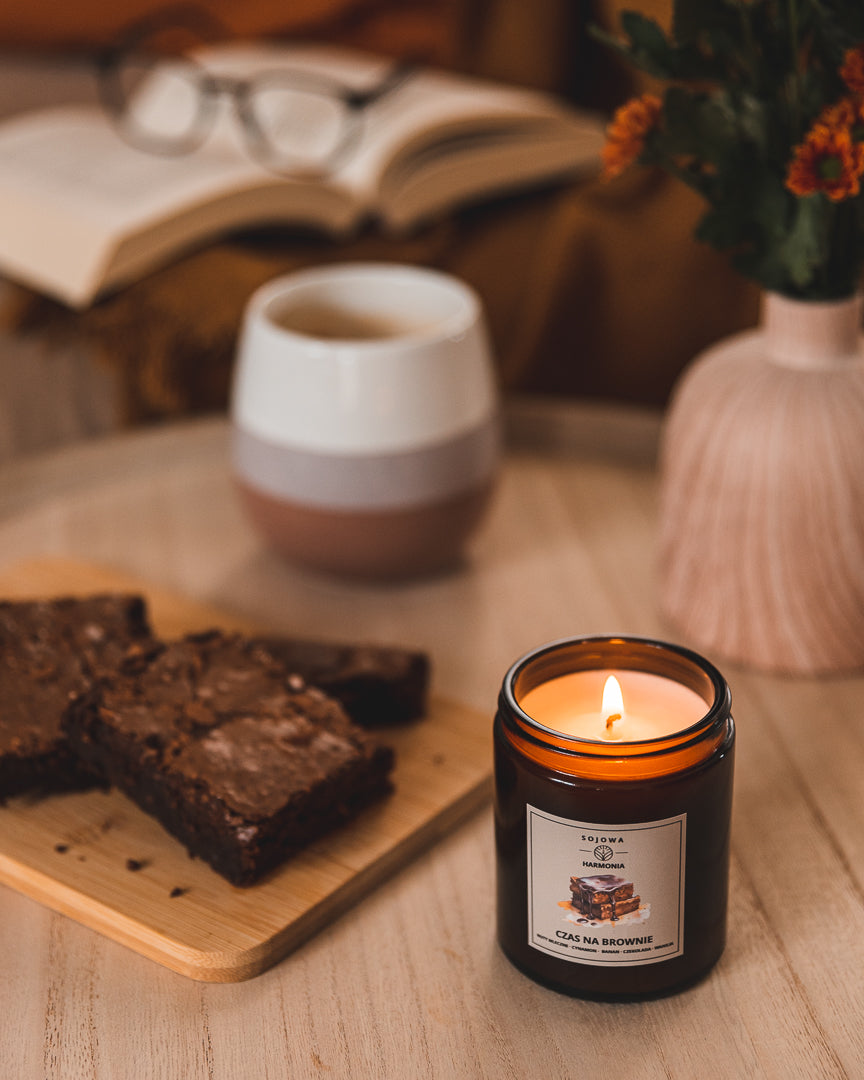 Świeca sojowa Czas na Brownie