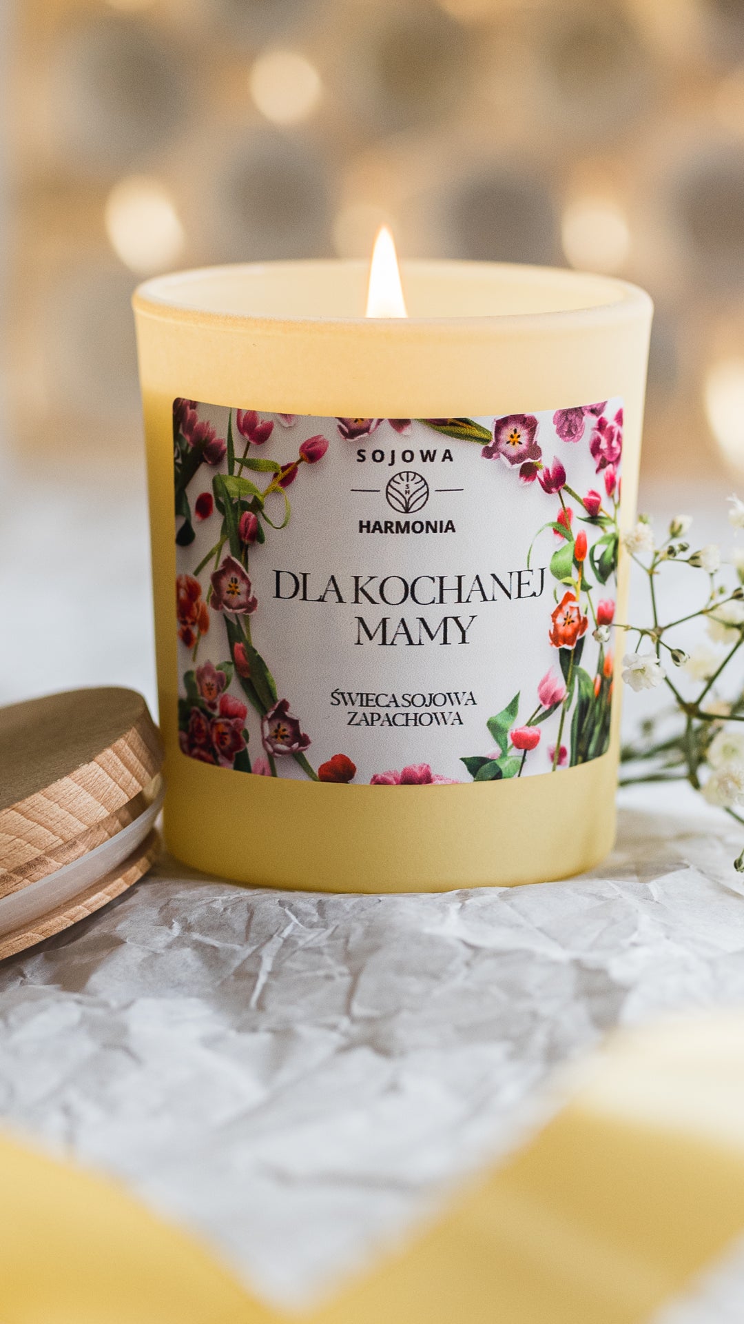 Świeca sojowa Dla Kochanej Mamy
