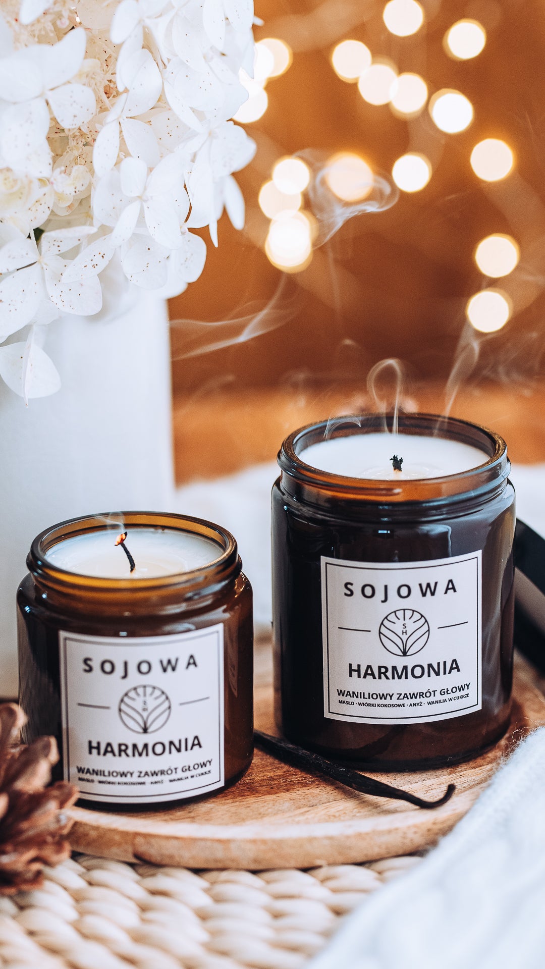 Świeca sojowa Waniliowy Zawrót Głowy