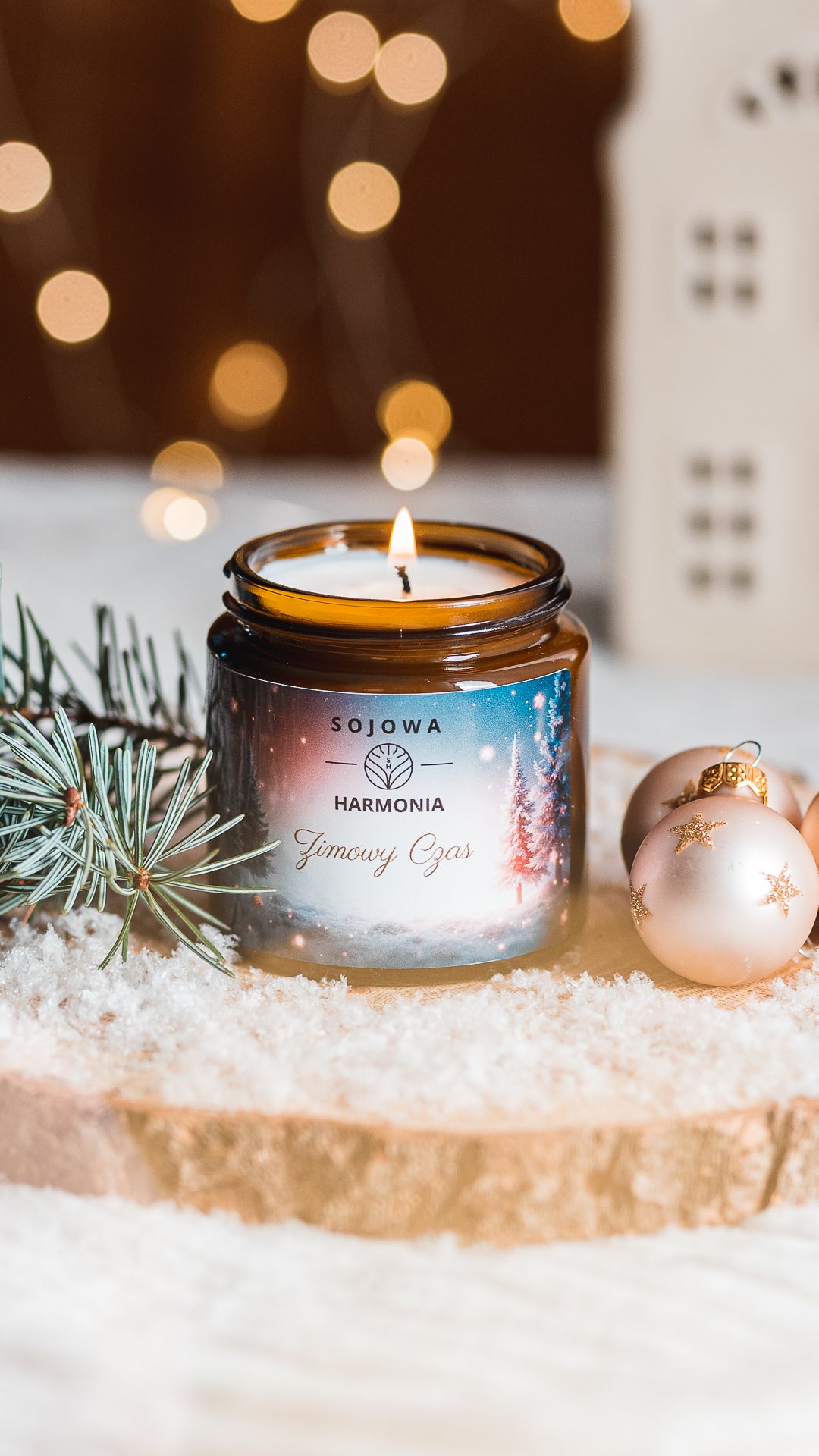 Świeca Sojowa Zimowy Czas