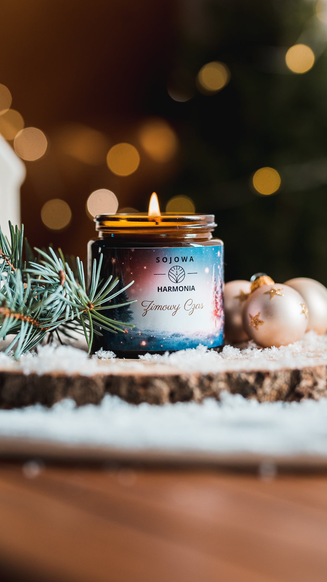 Świeca Sojowa Zimowy Czas