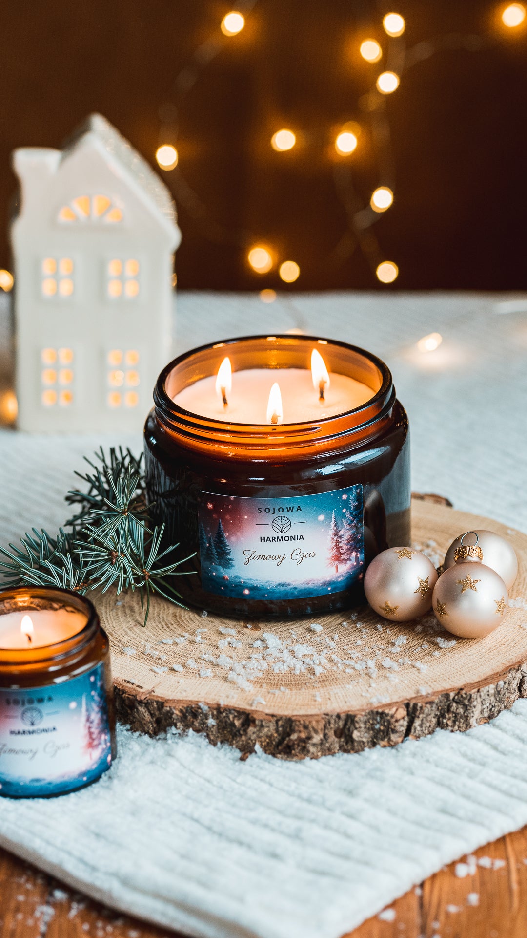 Świeca Sojowa Zimowy Czas