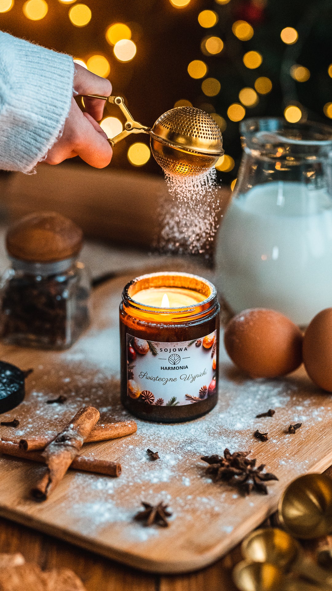 Świeca Sojowa Świąteczne Wypieki